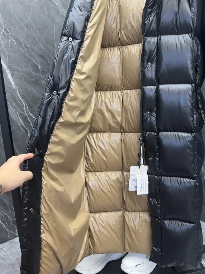 Replica Moncler Parnaiba Long Down Jacket Black Reps - RepLuxe