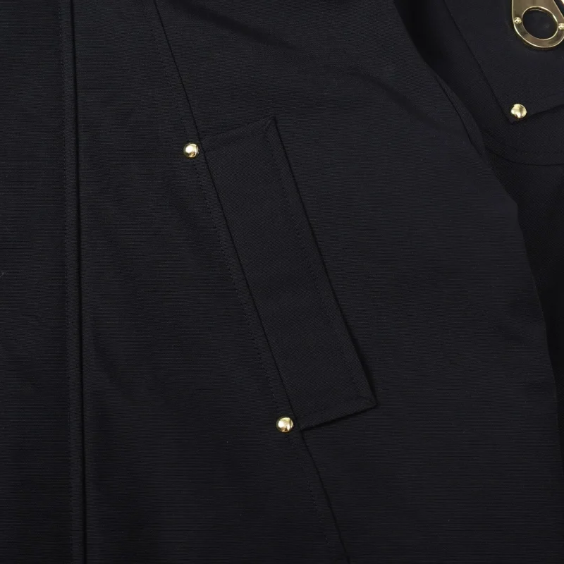 Replica Moose Knuckles 01 Gold Scissor Down Jacket Black Reps - RepLuxe