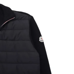 Replica Moncler M32 Knit Down Jacket Black Reps - RepLuxe
