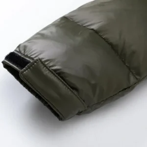 Replica The North Face Nuptse Jacket Olive Brown Reps - RepLuxe