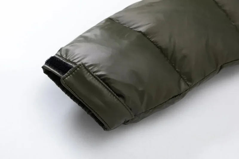 Replica The North Face Nuptse Jacket Olive Brown Reps - RepLuxe