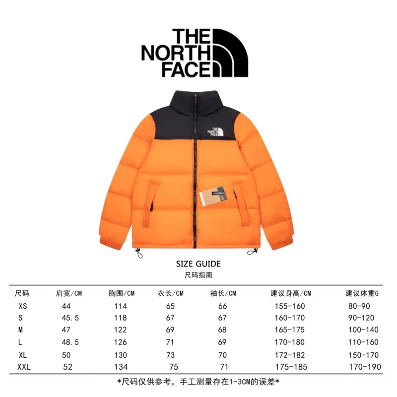 Replica The North Face 1996 Nuptse Jacket Orange Reps - RepLuxe