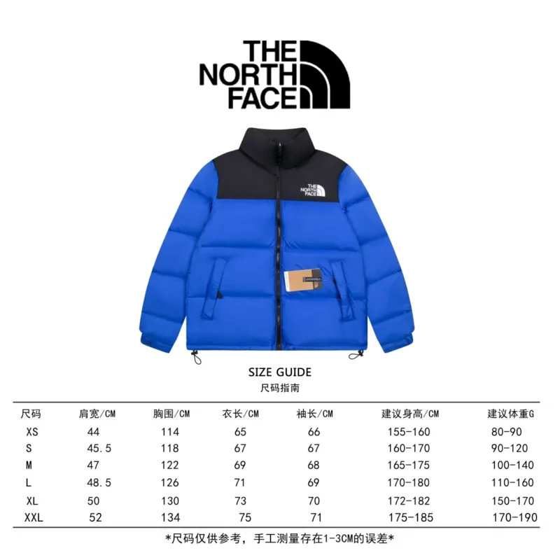 Replica The North Face 1996 Nuptse Jacket Blue Classic Reps - RepLuxe