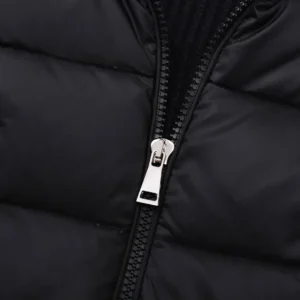 Replica Moncler M30 Knit Down Jacket Black Women Reps - RepLuxe