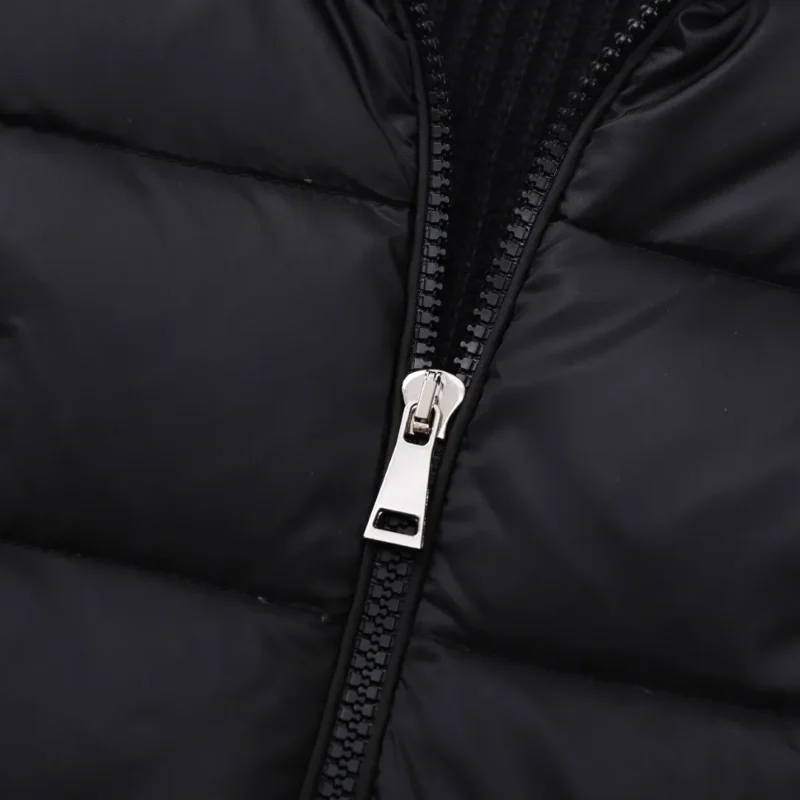 Replica Moncler M30 Knit Down Jacket Black Women Reps - RepLuxe