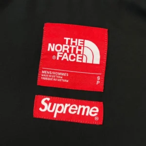 Replica Supreme x TNF Fur Down Jacket Black Reps - RepLuxe