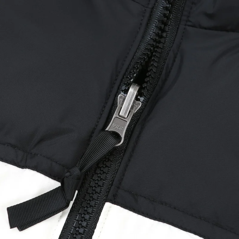 Replica The North Face 1996 Nuptse Vest White Black Reps - RepLuxe