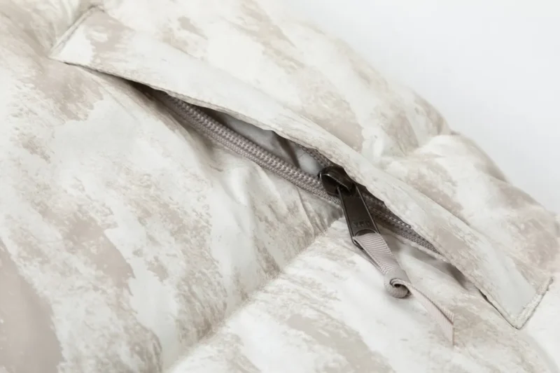 Replica The North Face 1996 Nuptse Zebra Vest White Reps - RepLuxe