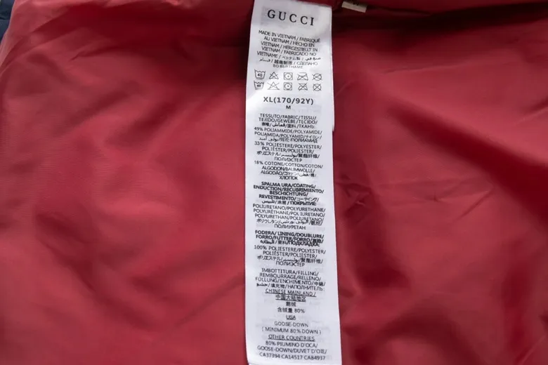 Replica The North Face x Gucci Down Vest Navy Reps - RepLuxe