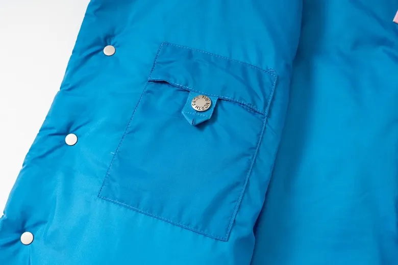 Replica THE NORTH FACE GUCCI Down Vest Blue Reps - RepLuxe