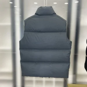 Replica Prada Re-Nylon Down Vest Grey Regular Fit Reps - RepLuxe
