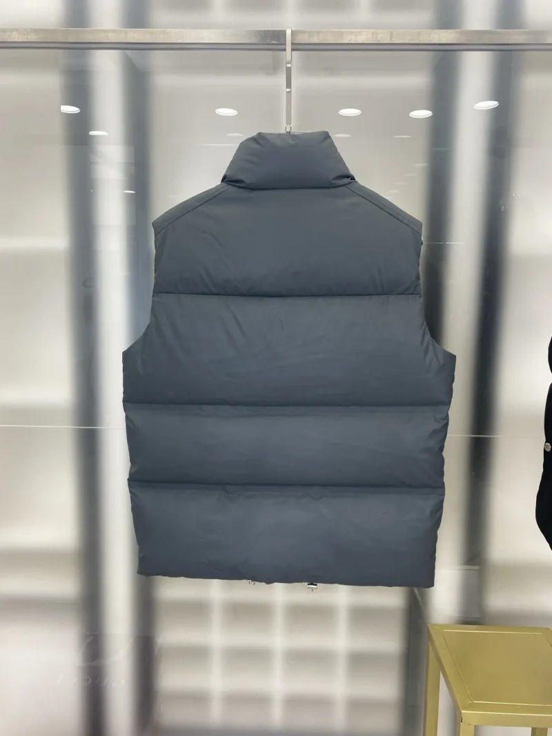 Replica Prada Re-Nylon Down Vest Grey Regular Fit Reps - RepLuxe