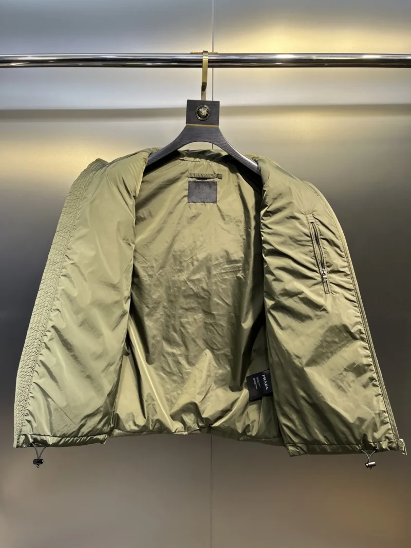 Replica Prada Minimalist Down Vest Olive Green Reps - RepLuxe