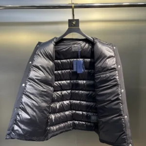 Replica Prada ReNylon Down Jacket Grey Quilted Reps - RepLuxe