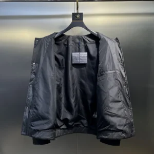 Replica Prada Quilted Down Jacket Black Collar Reps - RepLuxe