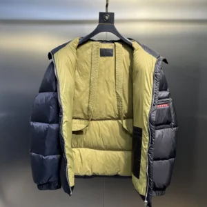Replica Prada Praz Down Jacket Black Short Reps - RepLuxe
