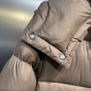 Replica Prada Down Jacket Taupe Hooded Style Reps - RepLuxe