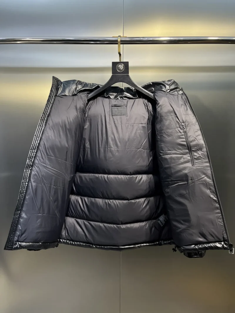 Replica Prada Down Jacket Black Minimalist Style Reps - RepLuxe