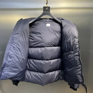 Replica Prada Down Jacket Grey Hooded Puffer Reps - RepLuxe