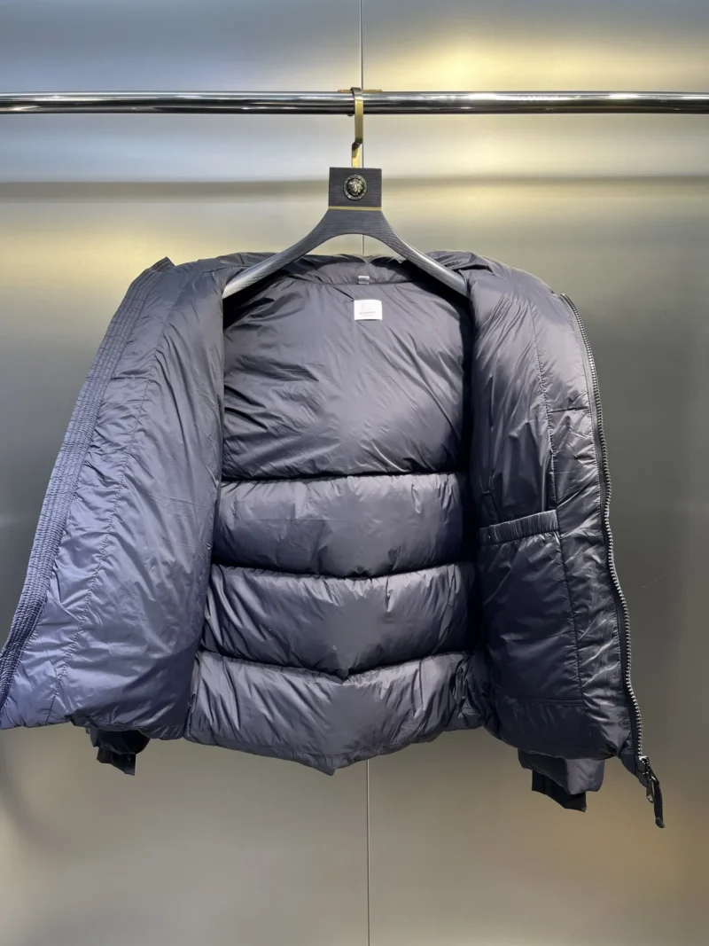 Replica Prada Down Jacket Grey Hooded Puffer Reps - RepLuxe