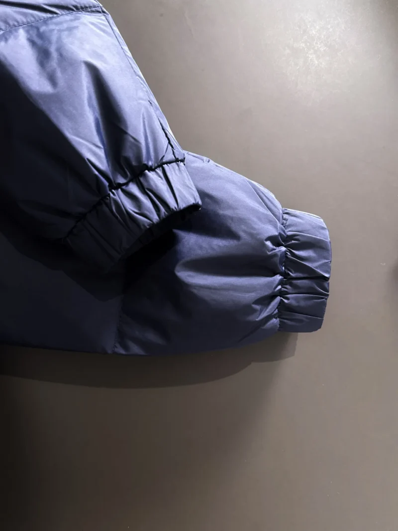 Replica Gucci Short Down Jacket Navy Blue Hooded Reps - RepLuxe