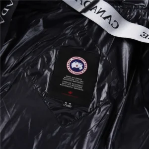 Replica Canada Goose Crofton Puffer Jacket Black Hooded Reps - RepLuxe