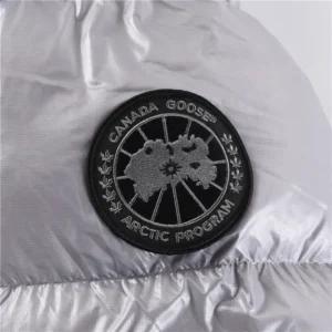 Replica Canada Goose Crofton Puffer Jacket Silver Reps - RepLuxe