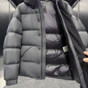 Replica Moncler Madeira Black Short Down Jacket Reps - RepLuxe