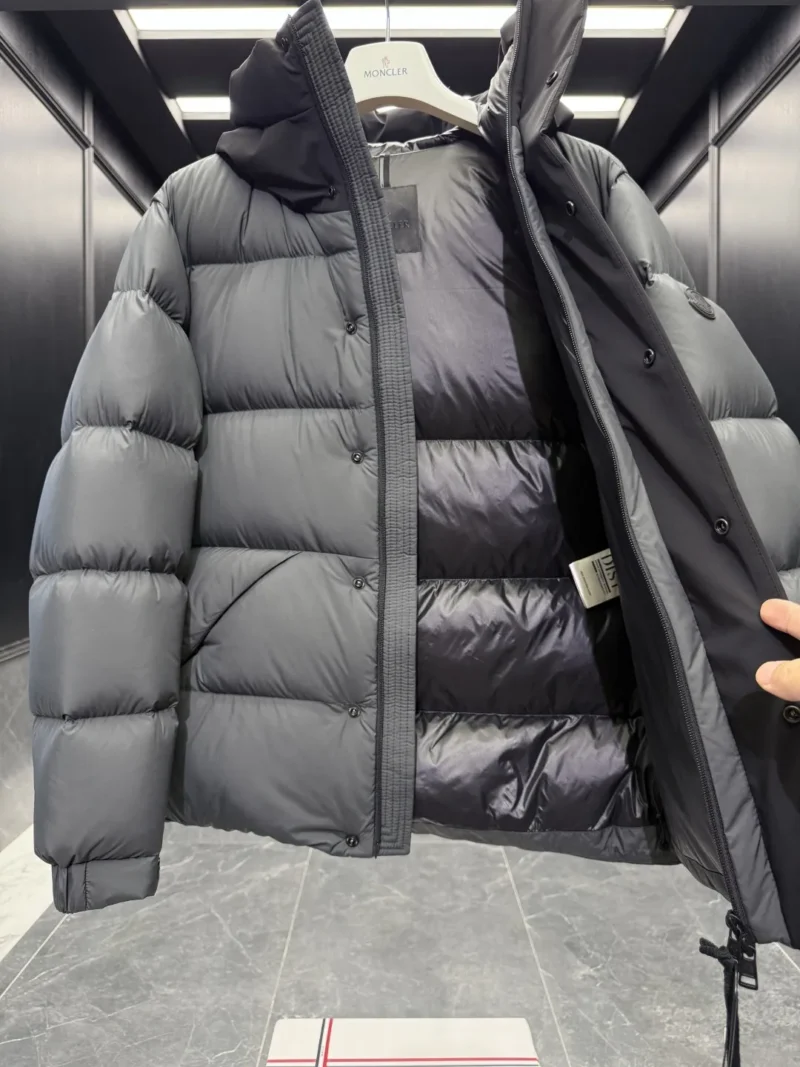 Replica Moncler Madeira Black Short Down Jacket Reps - RepLuxe