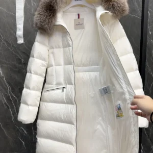 Replica Moncler Boedic Down Jacket White Fur Trim Reps - RepLuxe