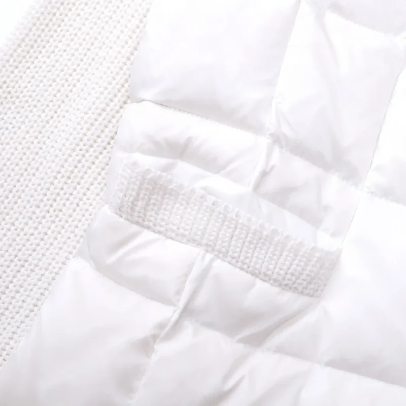 Replica Moncler M30 Knit Down Jacket White Reps - RepLuxe