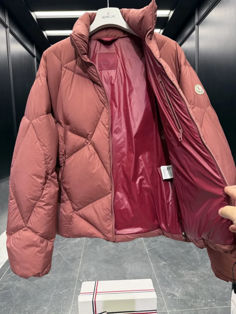 Replica Moncler Vardar Down Jacket Red Quilted Reps - RepLuxe