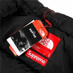 Replica Supreme TNF Studded Logo Hooded Puffer Blue Reps - RepLuxe