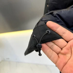 Replica Prada Down Jacket Black Hooded Style Reps - RepLuxe