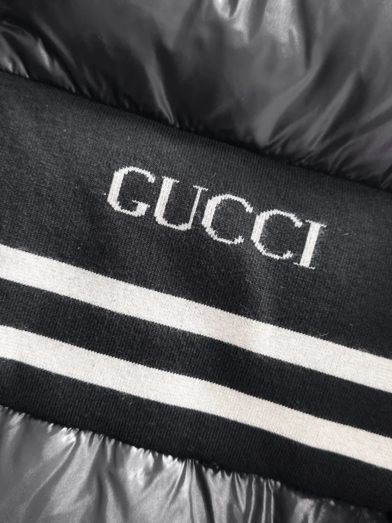 Replica Gucci Longue Saion Down Jacket Black Quilted Reps - RepLuxe