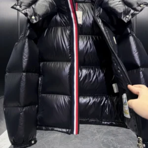 Replica Moncler Montbeliard Down Jacket Black Short Reps - RepLuxe