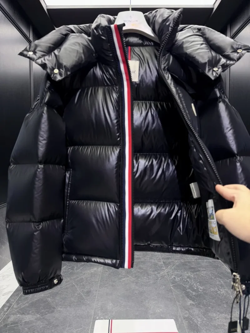 Replica Moncler Montbeliard Down Jacket Black Short Reps - RepLuxe