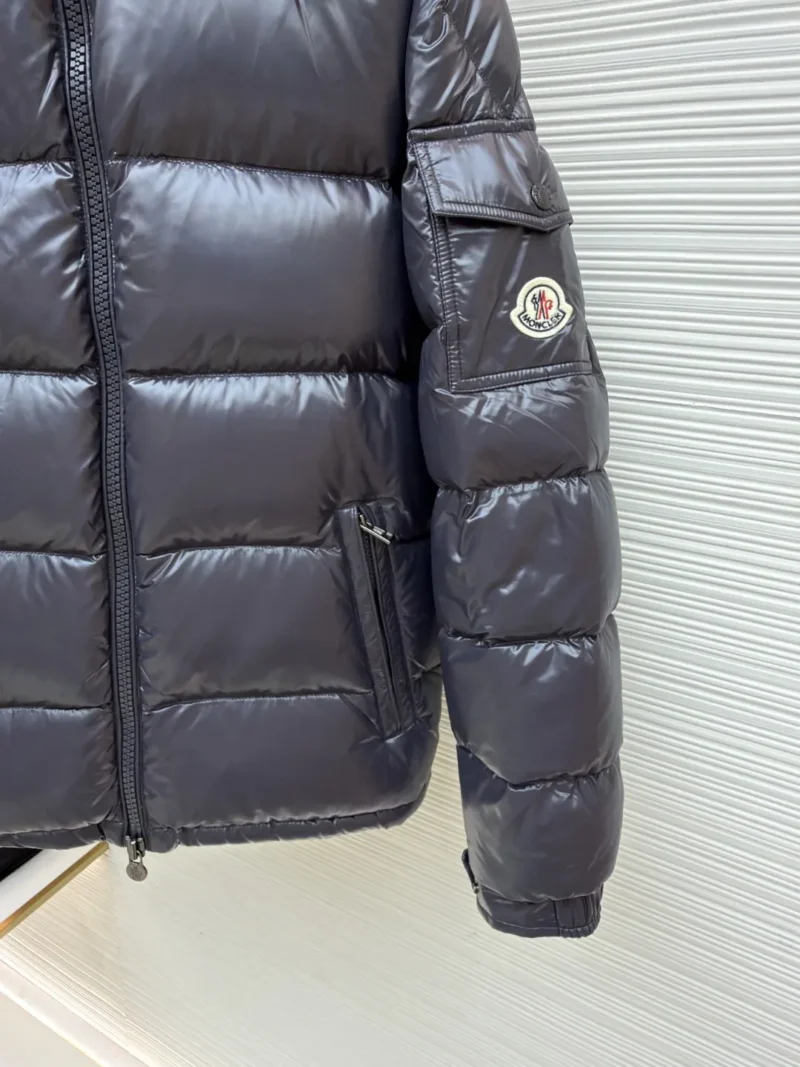 Replica Moncler Maya Down Jacket Navy Hooded Reps - RepLuxe