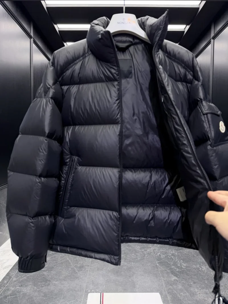 Replica Moncler Levitha Down Jacket Black Short Reps - RepLuxe
