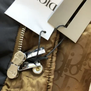 Replica Dior Oblique Quilted Down Jacket Brown Reps - RepLuxe