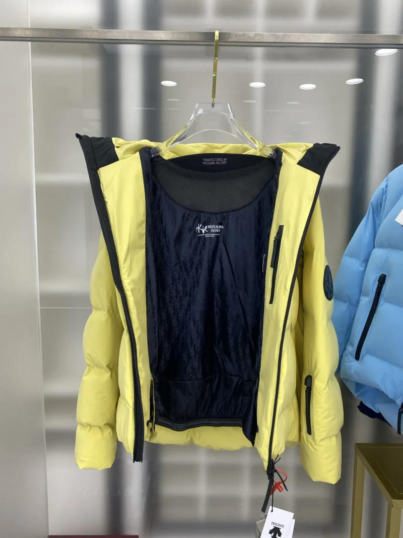 Replica Dior Descente Ski Jacket Yellow Puffer Reps - RepLuxe