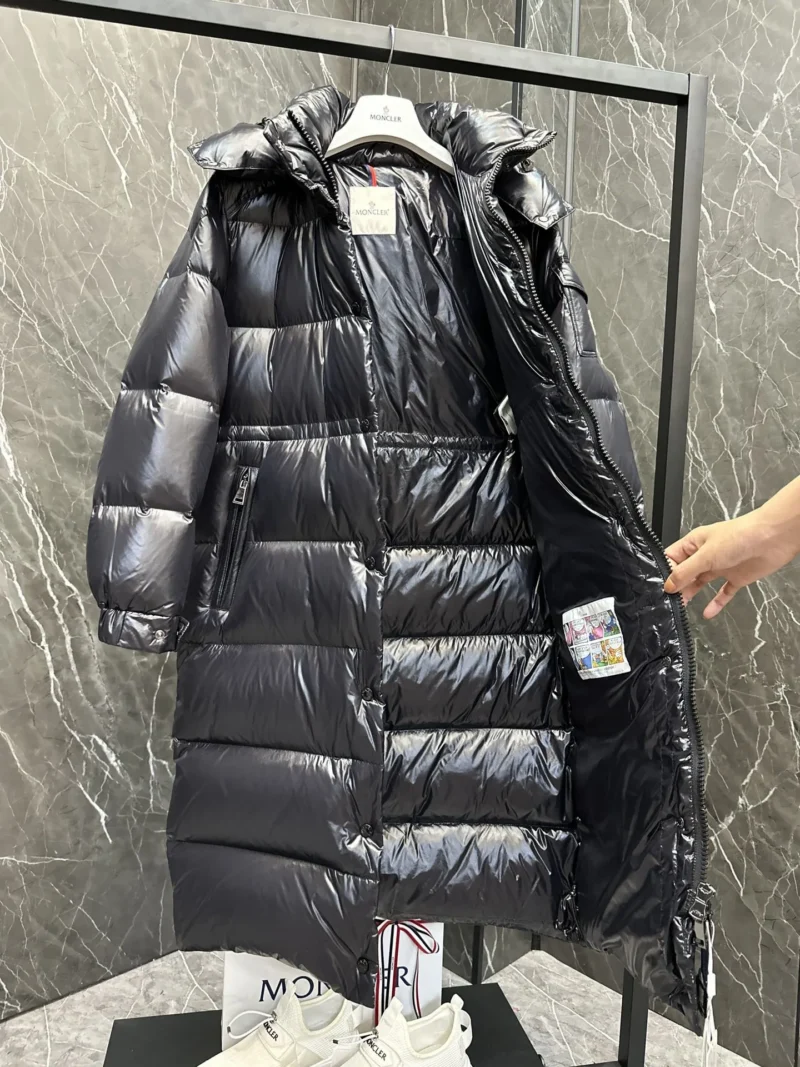 Replica Moncler Cavettaz Long Down Jacket Black Reps - RepLuxe