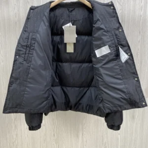 Replica Dior CD Classic Down Jacket Black Quilted Reps - RepLuxe