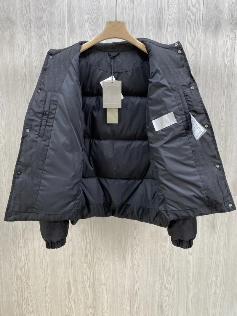 Replica Dior CD Classic Down Jacket Black Quilted Reps - RepLuxe