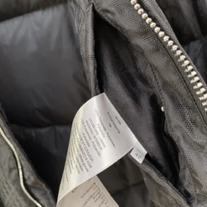 Replica Dior CD Classic Down Jacket Black Oblique Reps - RepLuxe