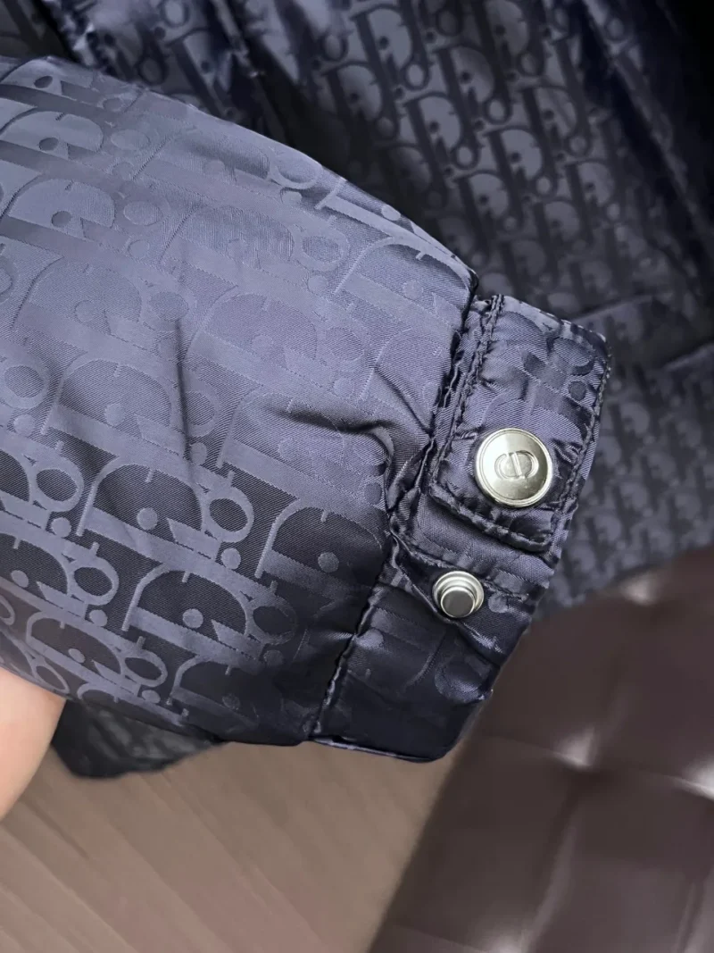 Replica Dior Winter Down Jacket Blue Monogram Puffer Reps - RepLuxe