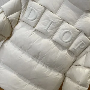 Replica Dior Down Jacket White Quilted Reps - RepLuxe