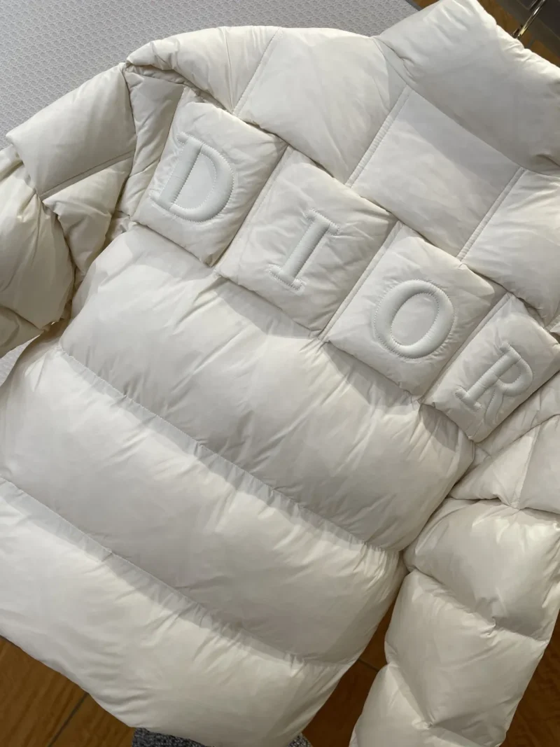 Replica Dior Down Jacket White Quilted Reps - RepLuxe