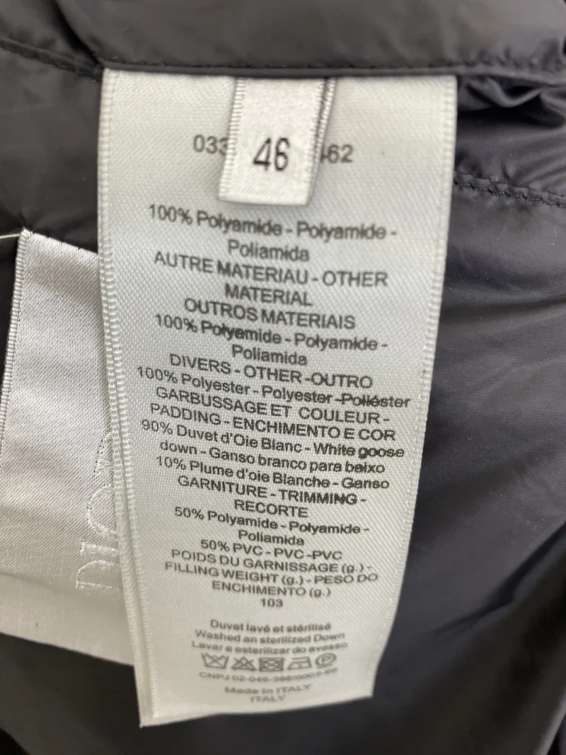 Replica Dior Oblique Down Jacket Blue Stand Collar Reps - RepLuxe