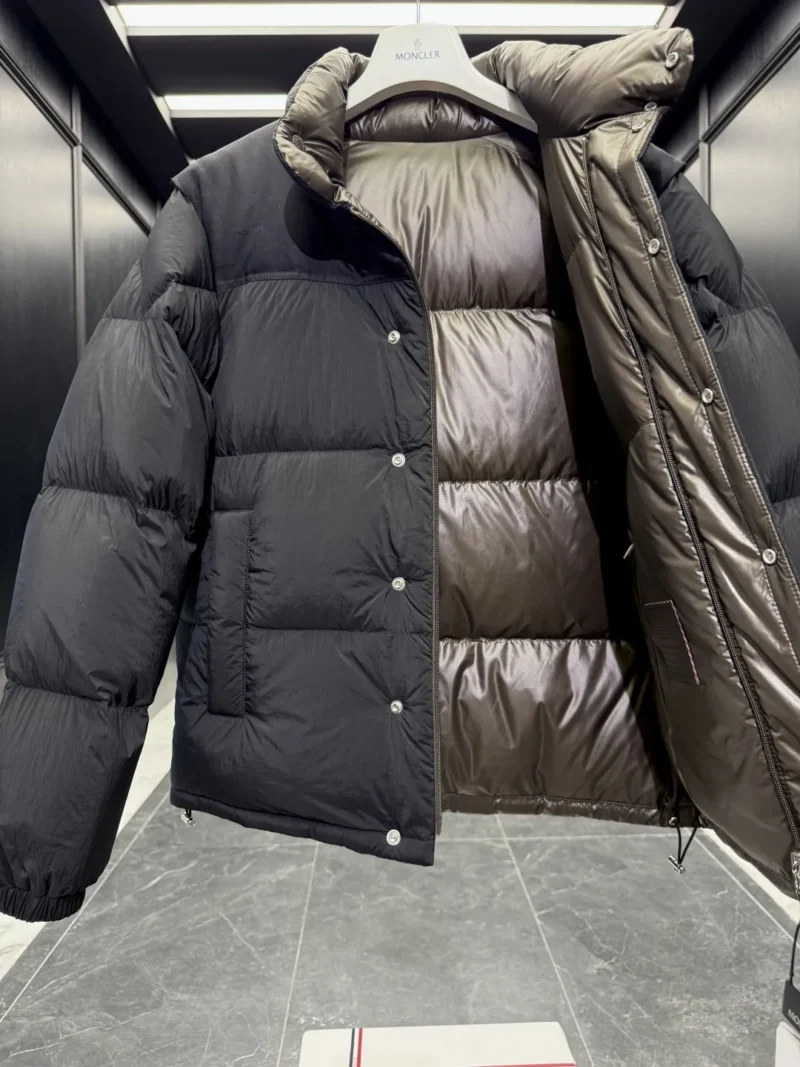 Replica Moncler Verone Reversible Down Jacket Black Reps - RepLuxe